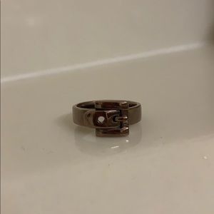Michael Kors Brown Buckle Ring